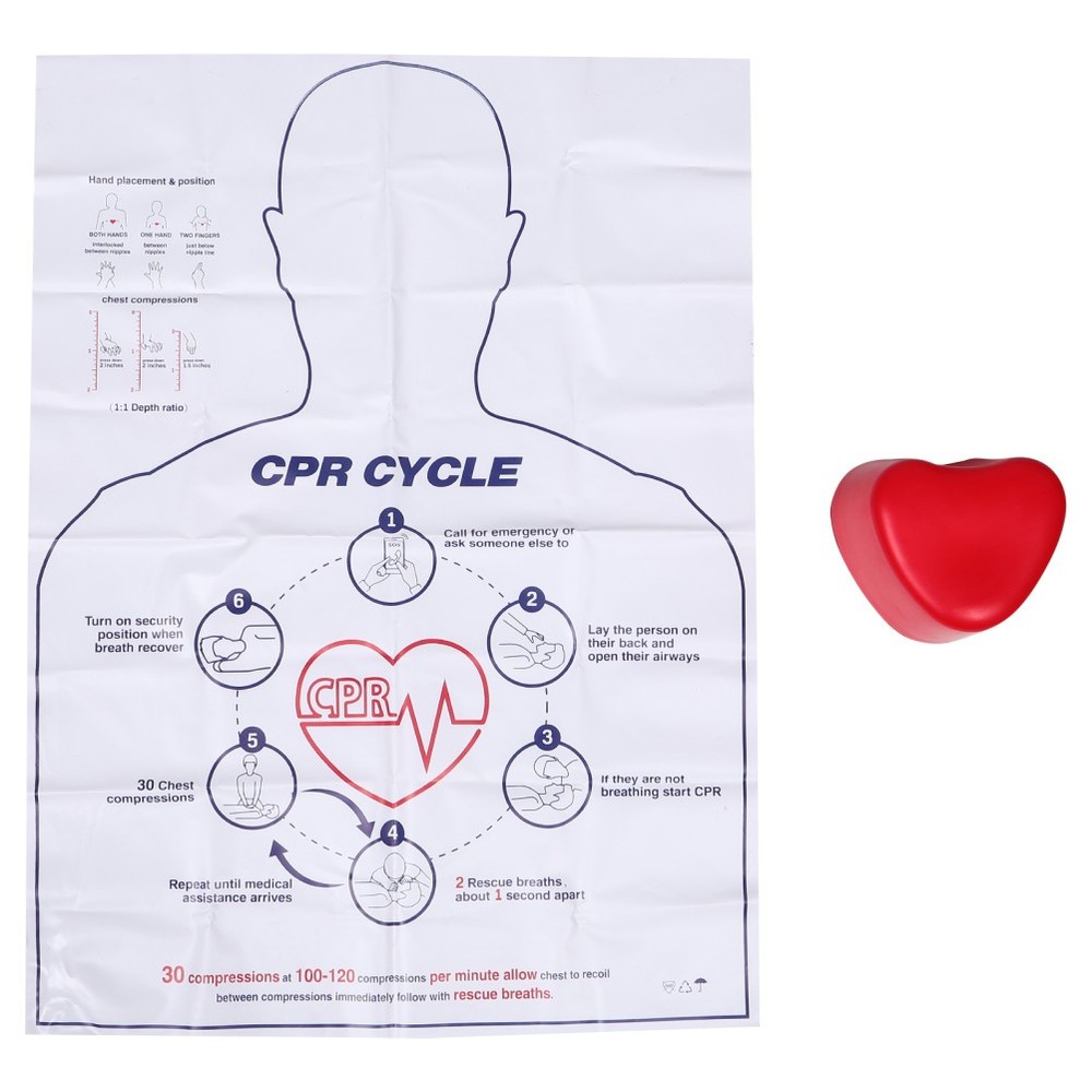 Cardiac Training Model Cpr Compression Practice Aid with Feedback
