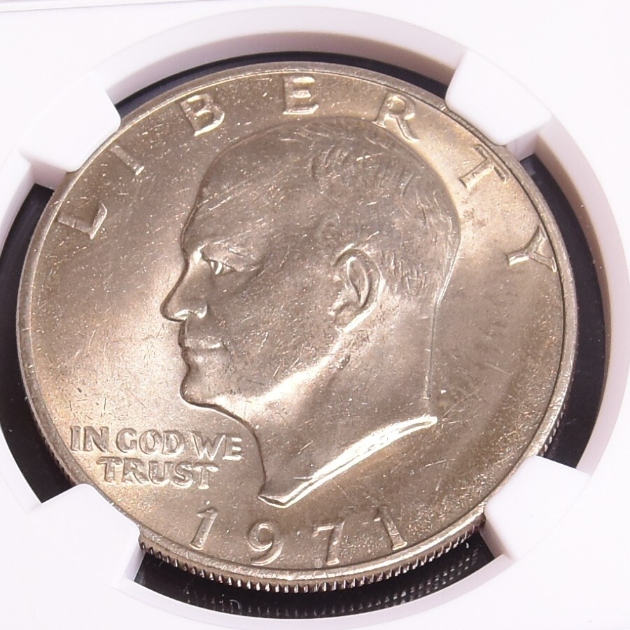 1971 Eisenhower Dollar - NGC MS66 (#48668-L)
