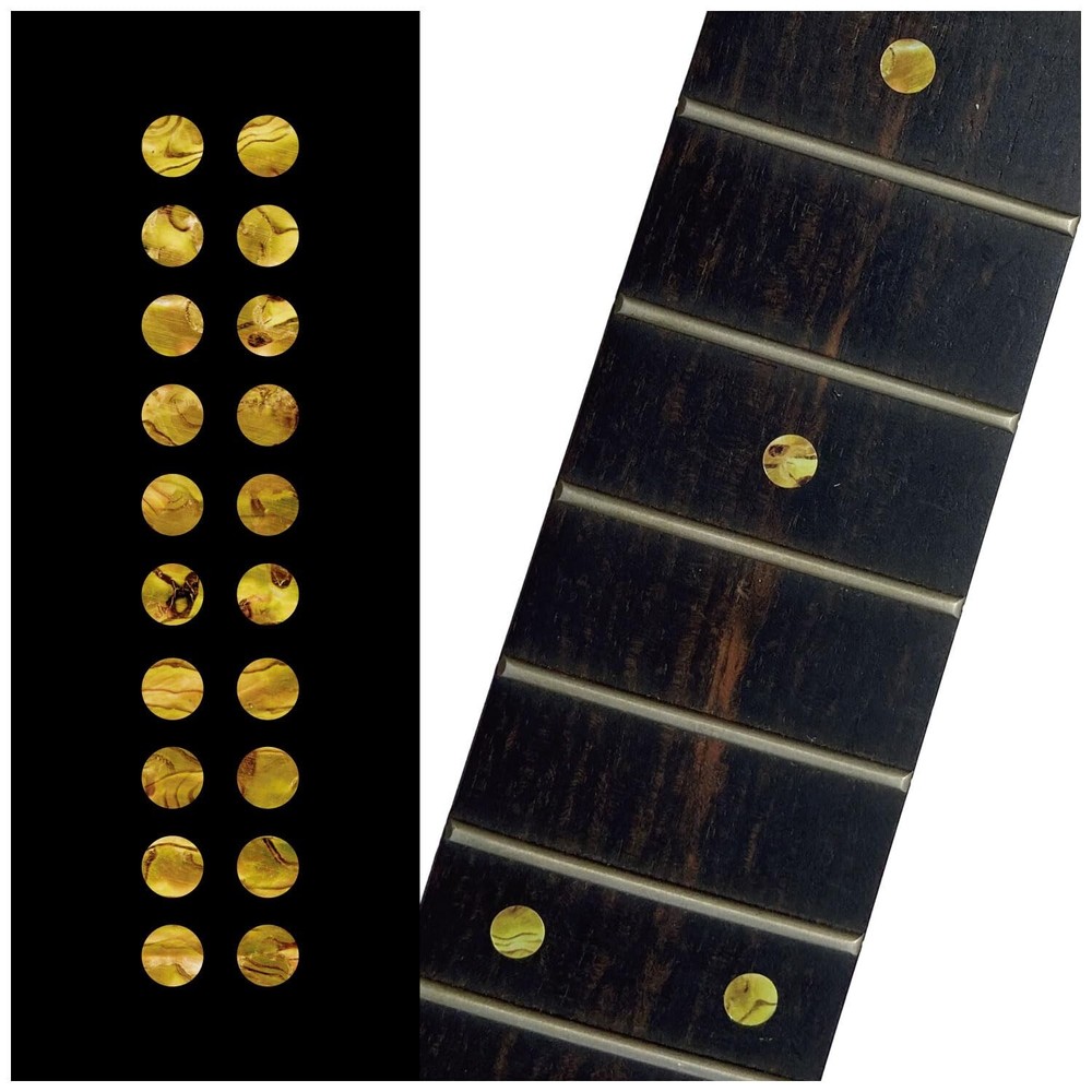 1/4"(6.35mm) Dot Fret Markers - Ocher