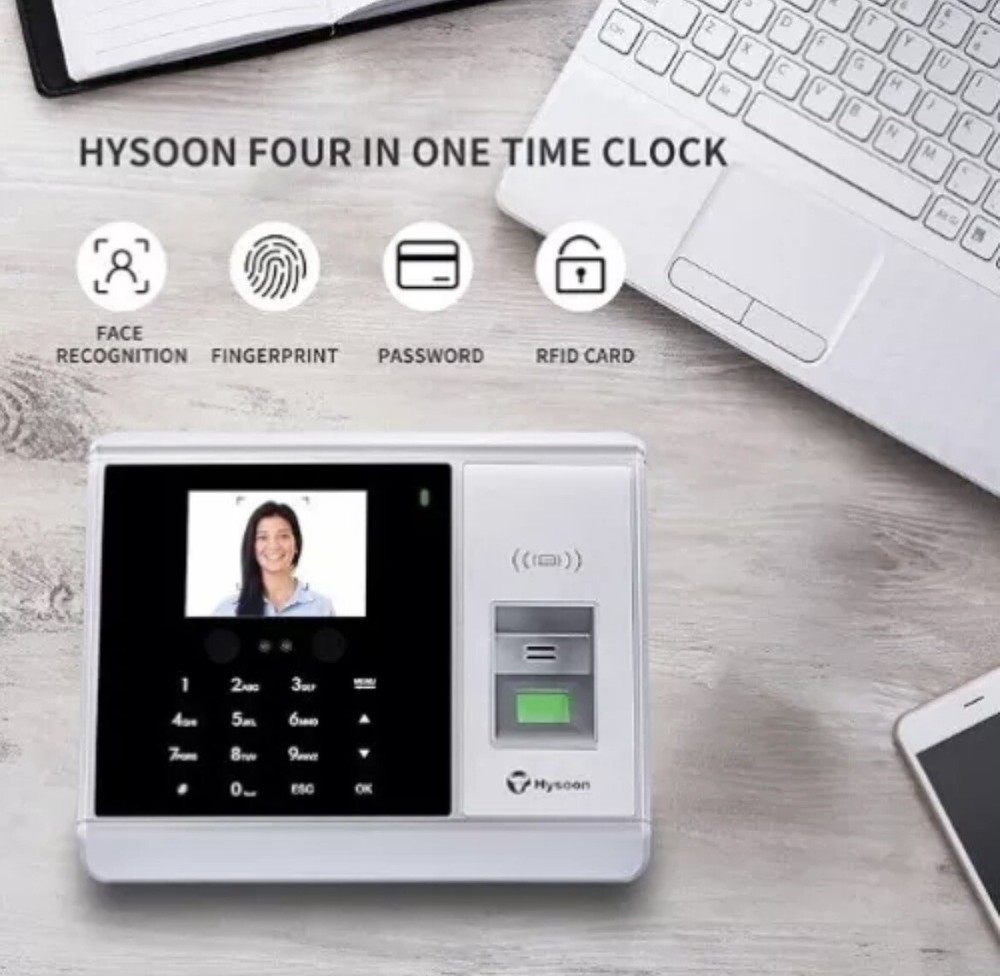 Hysoon Time Clock W/ Face and Fingerprint Recognition HY2000