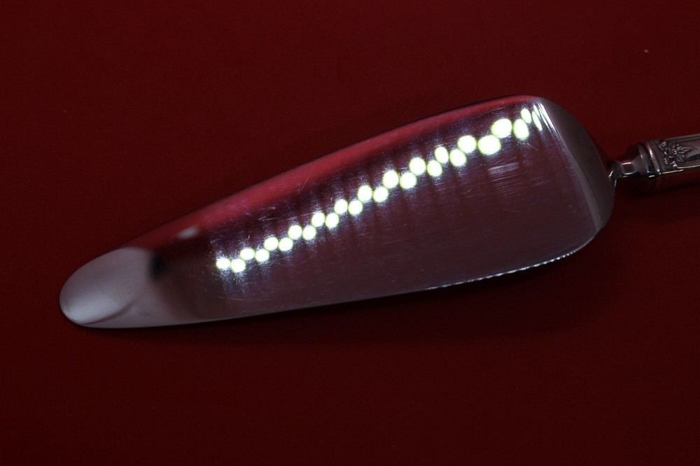 10 5/8" Brocade Pie Server w/SS Blade (1950) "S" Mono 34g