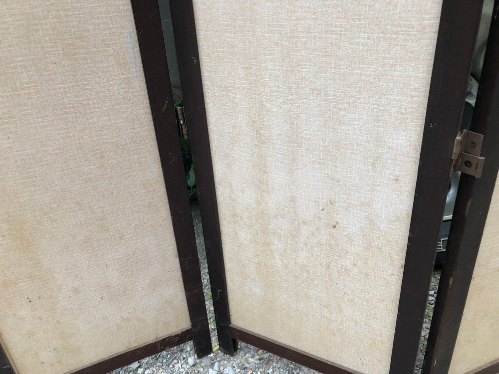 3 Panel Room Divider 6ft Privacy Screen folding floor wood