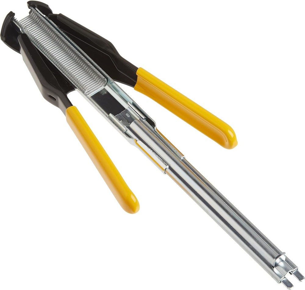 Durable Spring-Loaded Hog Ring Pliers with 1000 Rings – Efficient & Lightweight