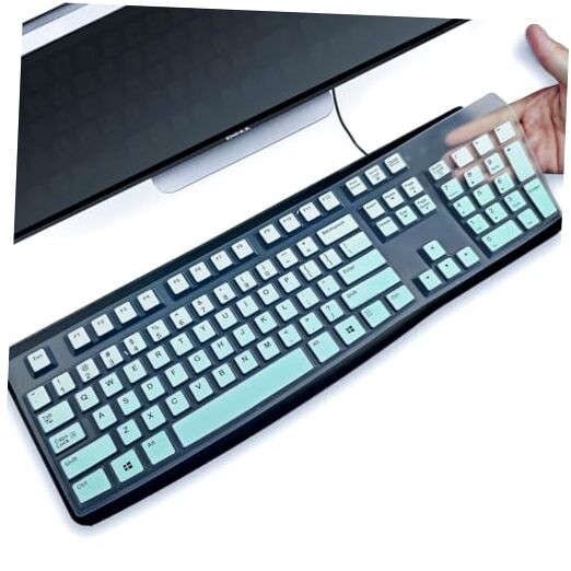 Premium Ultra Thin Silicone Keyboard Protector,Compatible with (Mint Green)