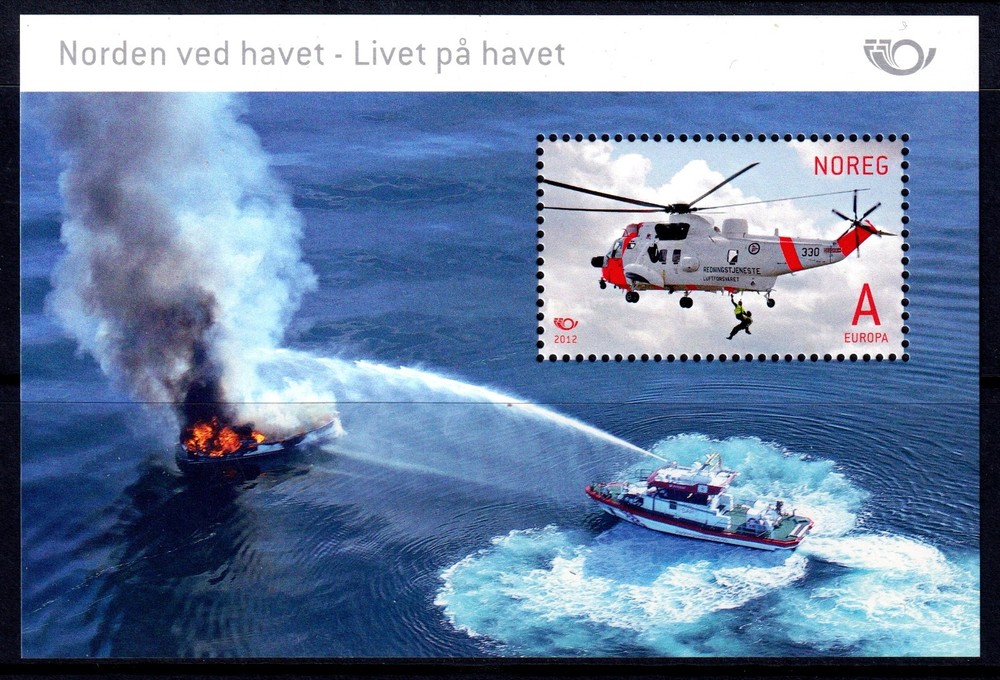 Norway 2012 Rescue Helicopter Mint MNH Miniature Sheet SC 1669