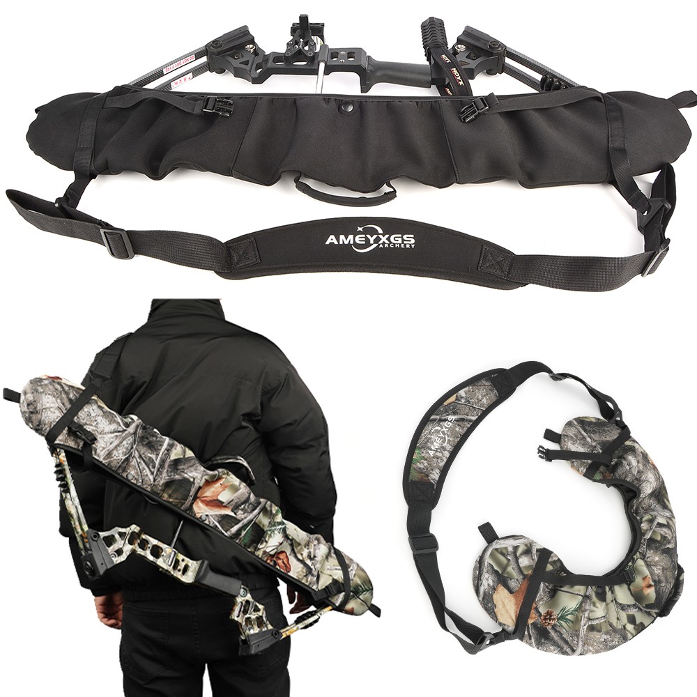 Compound Bow Sling Case Bag Backpack Cover Belt Archery Bow Hunting Shooting