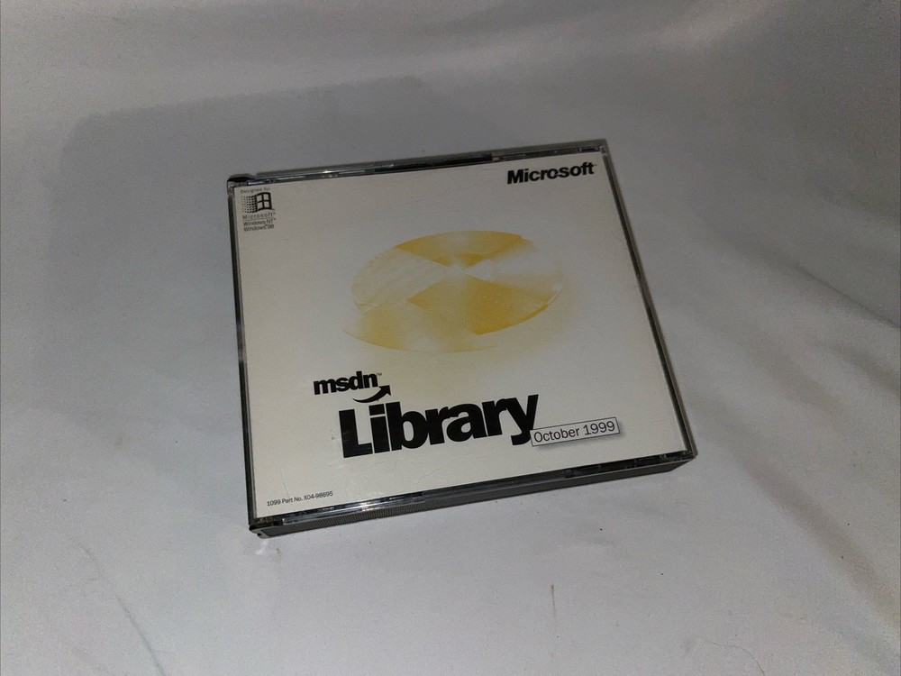 Microsoft msdn Library October 1999 ~ CD-ROM 3 Disc For Windows 98 NT