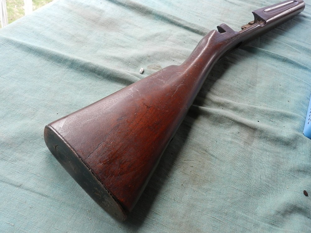U.S. Krag vintage walnut carbine stock