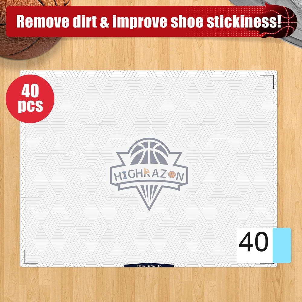 Sticky Mat Pad Replacement 40 Sheets, Courtside Basketball Sticky...