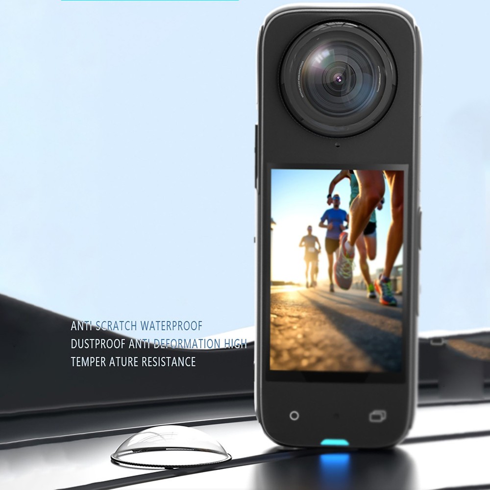 For insta360 X4 Optical Plastic Anti Scratch Panoramic Protective Lens Protector