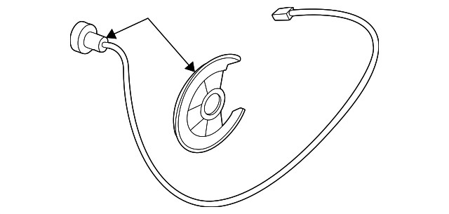 Genuine GM Vehicle Speed Sensor 24225896