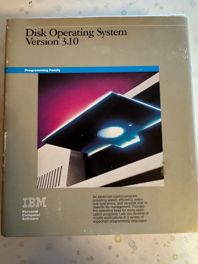 IBM PC-DOS 3.10 Manual & Supplemental Disk