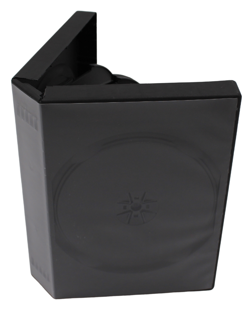Standard Black DVD 12-Disc 39mm Replacement Premium Movie Storage Shell Case