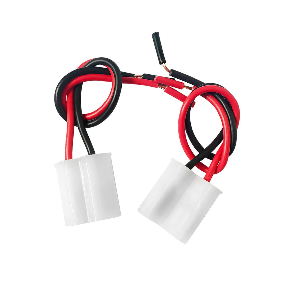 2-Wire Flasher Socket, Universal 2-Pin Flasher Connector Harness, Used with Flas