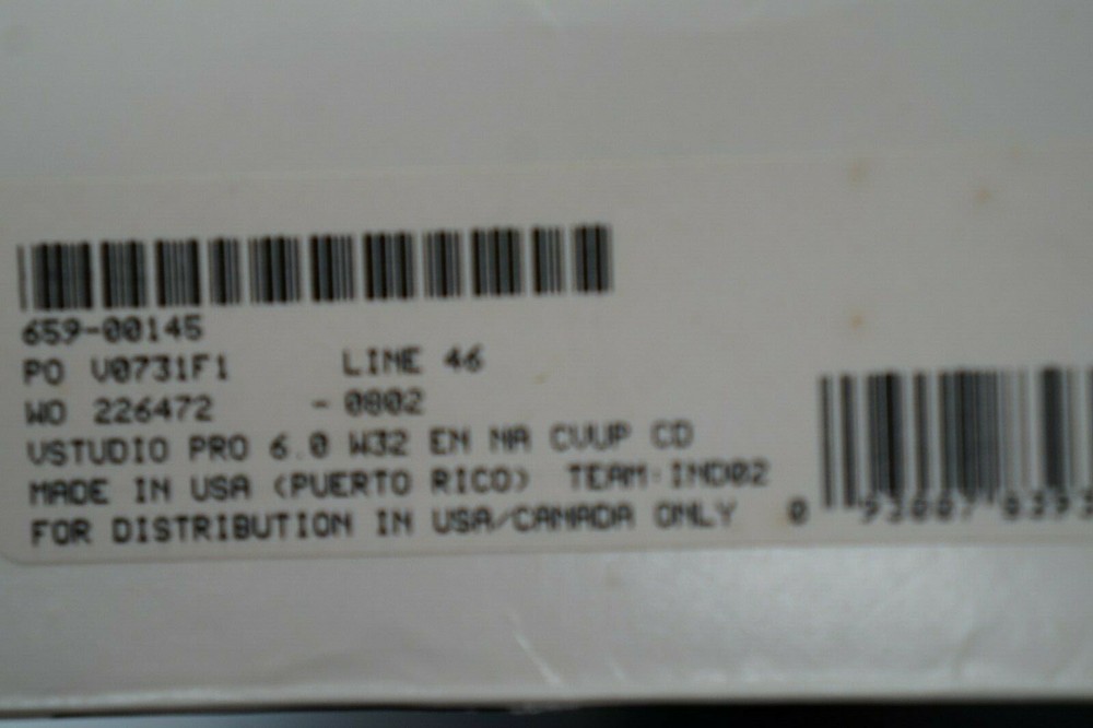 Microsoft Visual Studio Professional 6.0 UPGRADE or FULL VERSION WIN 95 thru 11