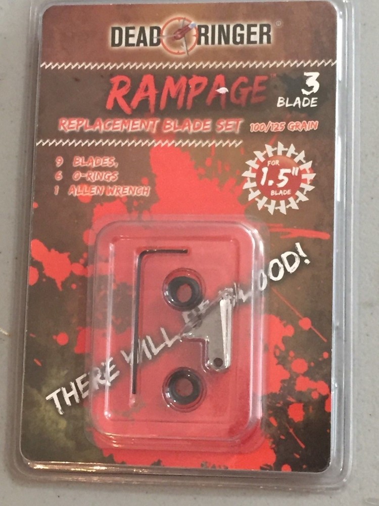Dead Ringer Rampage Blade Replacement ~ 100/125 gr