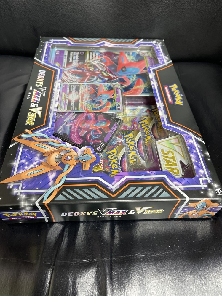 Pokemon Deoxys Vmax And Vstar Battle Box..