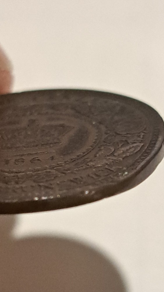 1864 1 cent New Brunswick