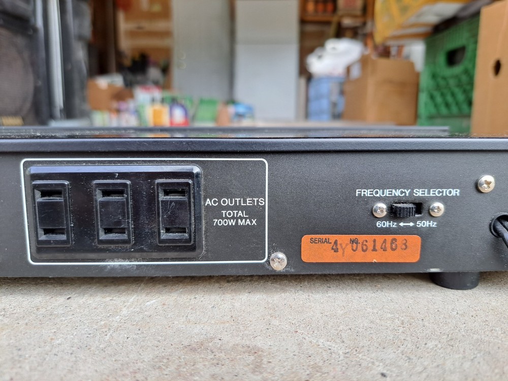 Vintage Sansui AT-20 Audio Program Timer Black Face