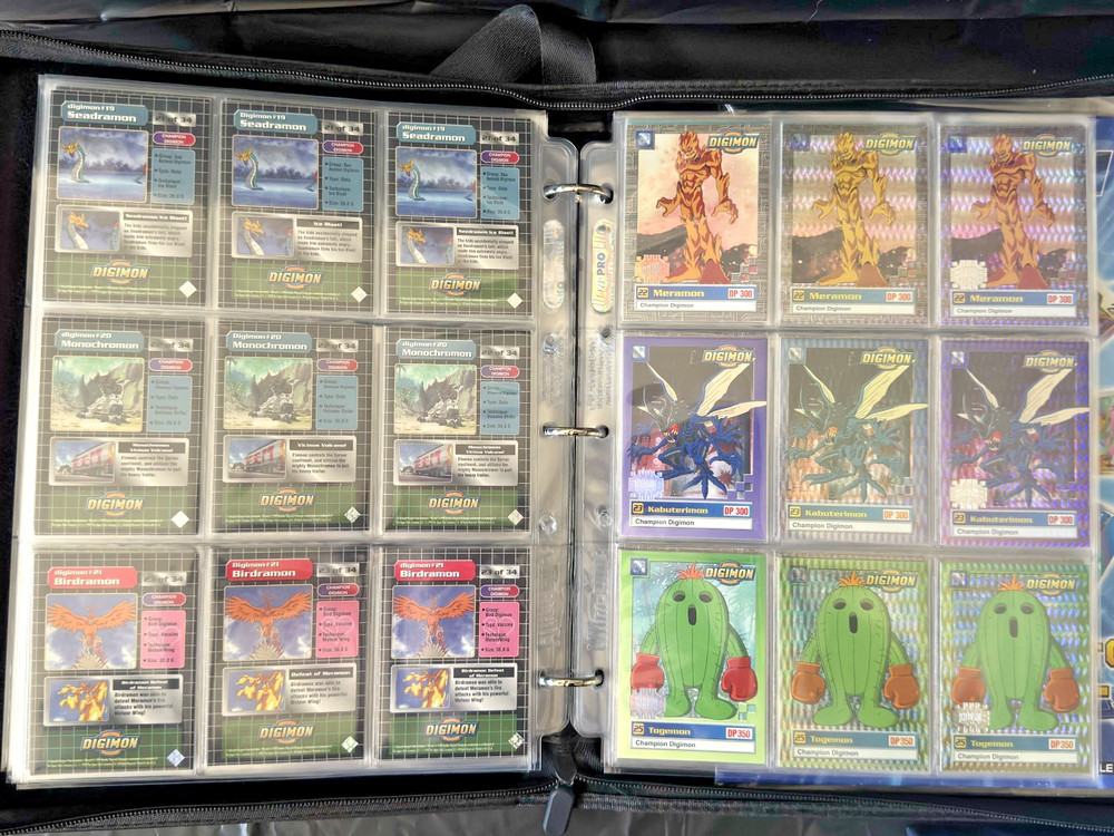 1999 DIGIMON UPPER DECK MASTER SET HOLO SERIES 1+2 PRE-RELEASE+ULTIMATE - 5 SETS