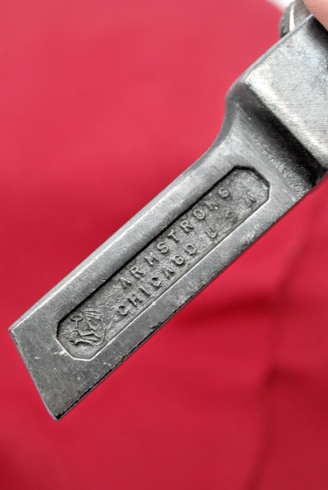 Armstrong No. 3 K-0 Knurling Tool with Drop-Forged Handle