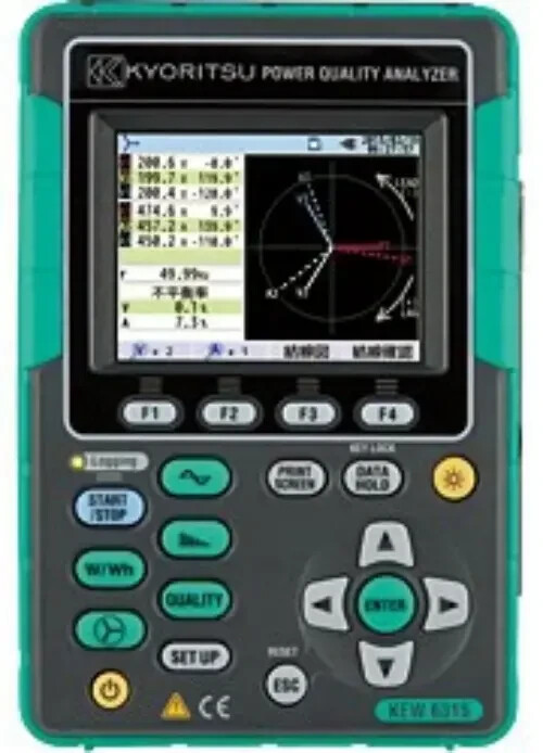 KYORITSU 6315-01 power quality analyzer and clamp sensor set model