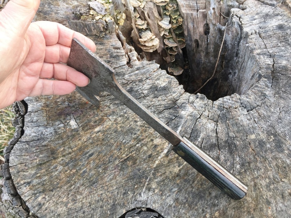 Vintage Camping Camp Axe 9.75" x 4" Black Bakelite Handle Hatchet