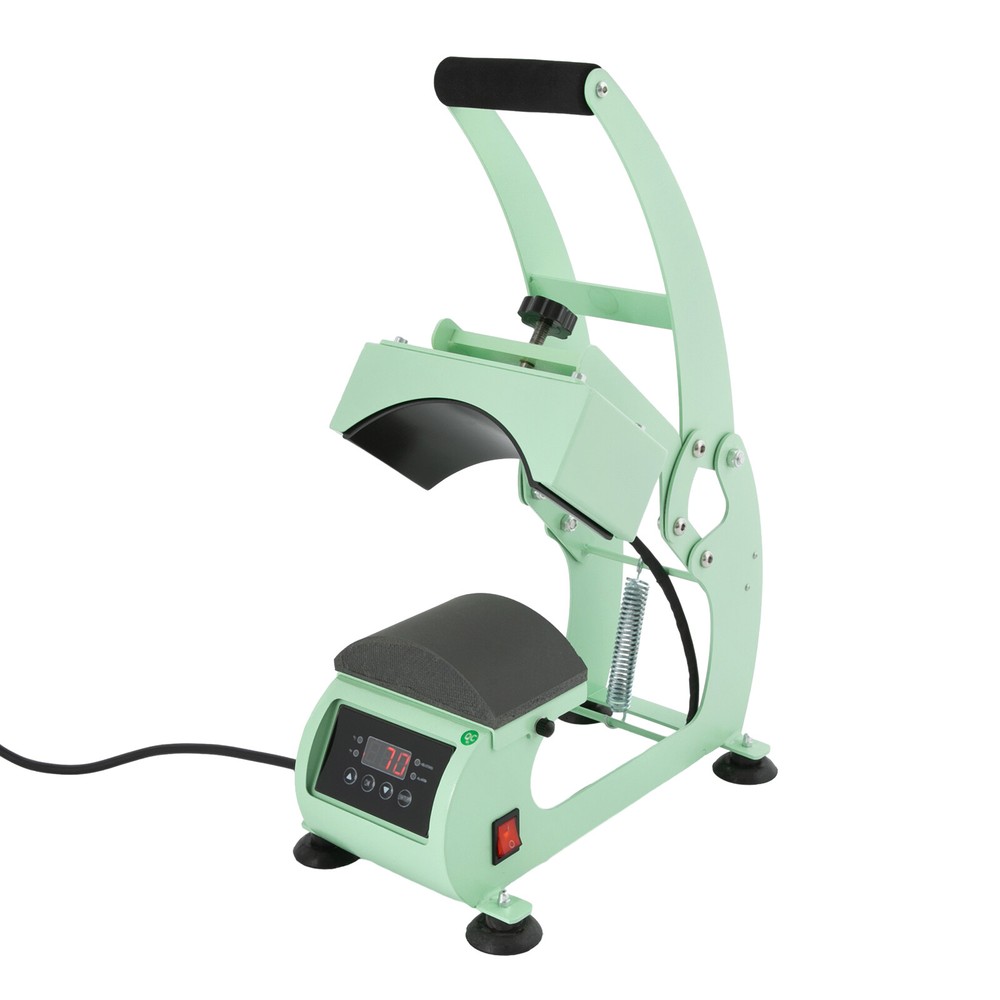 Hat Heat Press Machine with Digital LCD Timer & Temperature Control for Caps