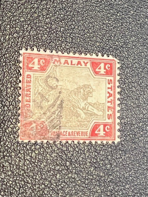 Malaya stamp 28 used