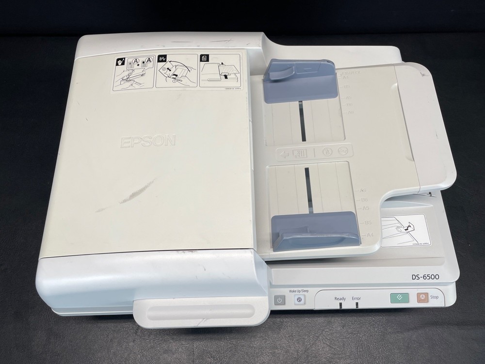 Epson DS-6500, White, Large Flatbed Document Color Scanner, Tested Working