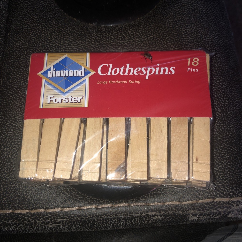 Diamond Forster Clothespins 18 Count Package