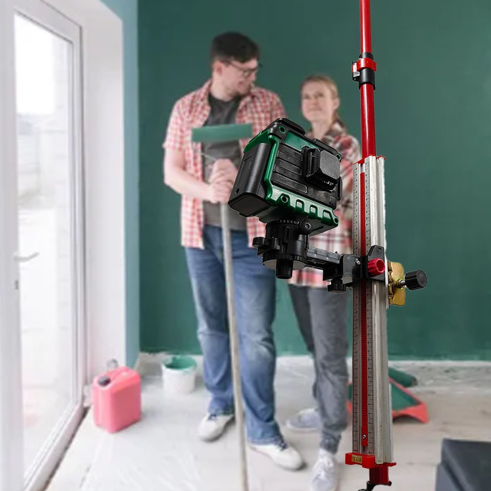 Thickened Telescoping Level Pole With Stabilizer Adapter For Camera Projector
