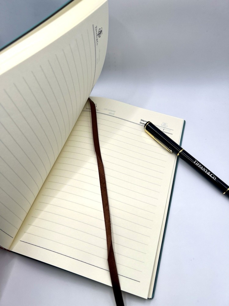 Leather Notebook Journal Diary with Pen Teal