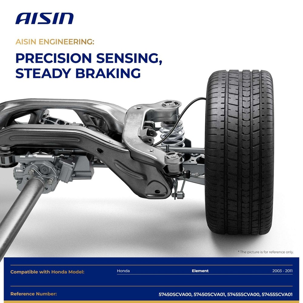 AISIN Qty(2) Front ABS Wheel Speed Sensor for Honda Element 2003-2011 L4 2.4L
