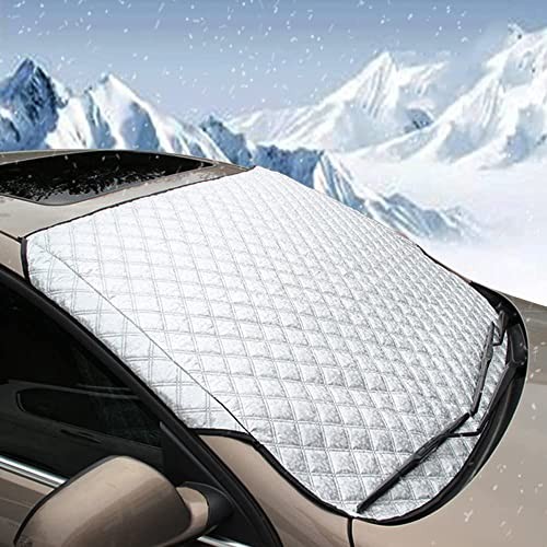 Car Windshield Cover, Heavy Duty Thick Protective Windscreen Cover - Model C