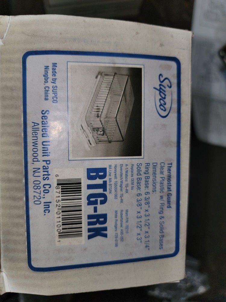 SUPCO TERMOSTATE GUARD BTG-RK