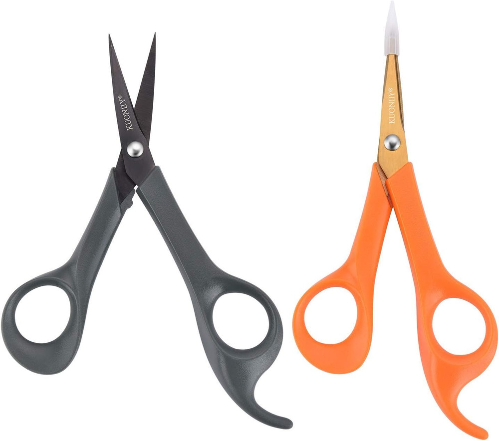 Micro-Tip Scissors, Precision Titanium Blades, 6 Inch Craft Detail Scissors I...
