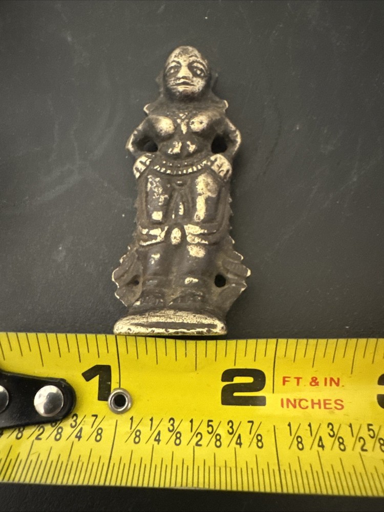 Nice Brass Indian Deity Figure - Pocket Amulet
