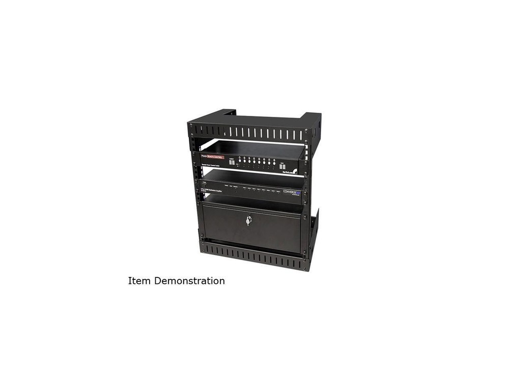 StarTech.com RK812WALLO 8U 8U Open Frame Wall Mount Equipment Rack