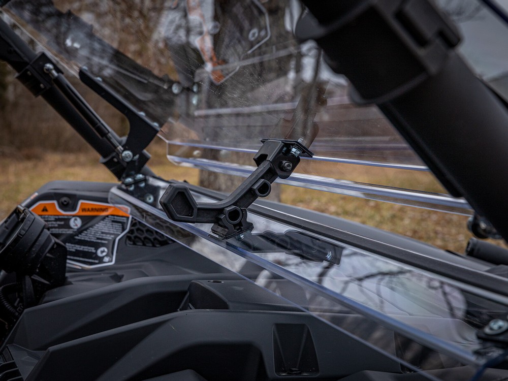 SuperATV Scratch Resistant Flip Windshield for Can-Am Maverick X3 (64" or 72")