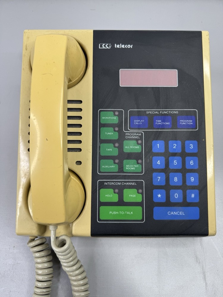 Telecor MCC-3 Vintage Administrators Console PA System Intercom Phone