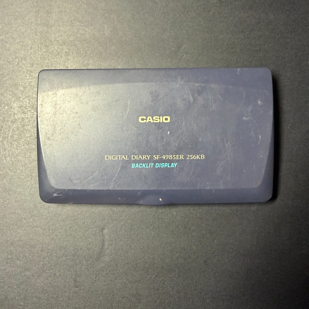 Casio Digital Electronic Handheld Diary SF-4985ER 256kb