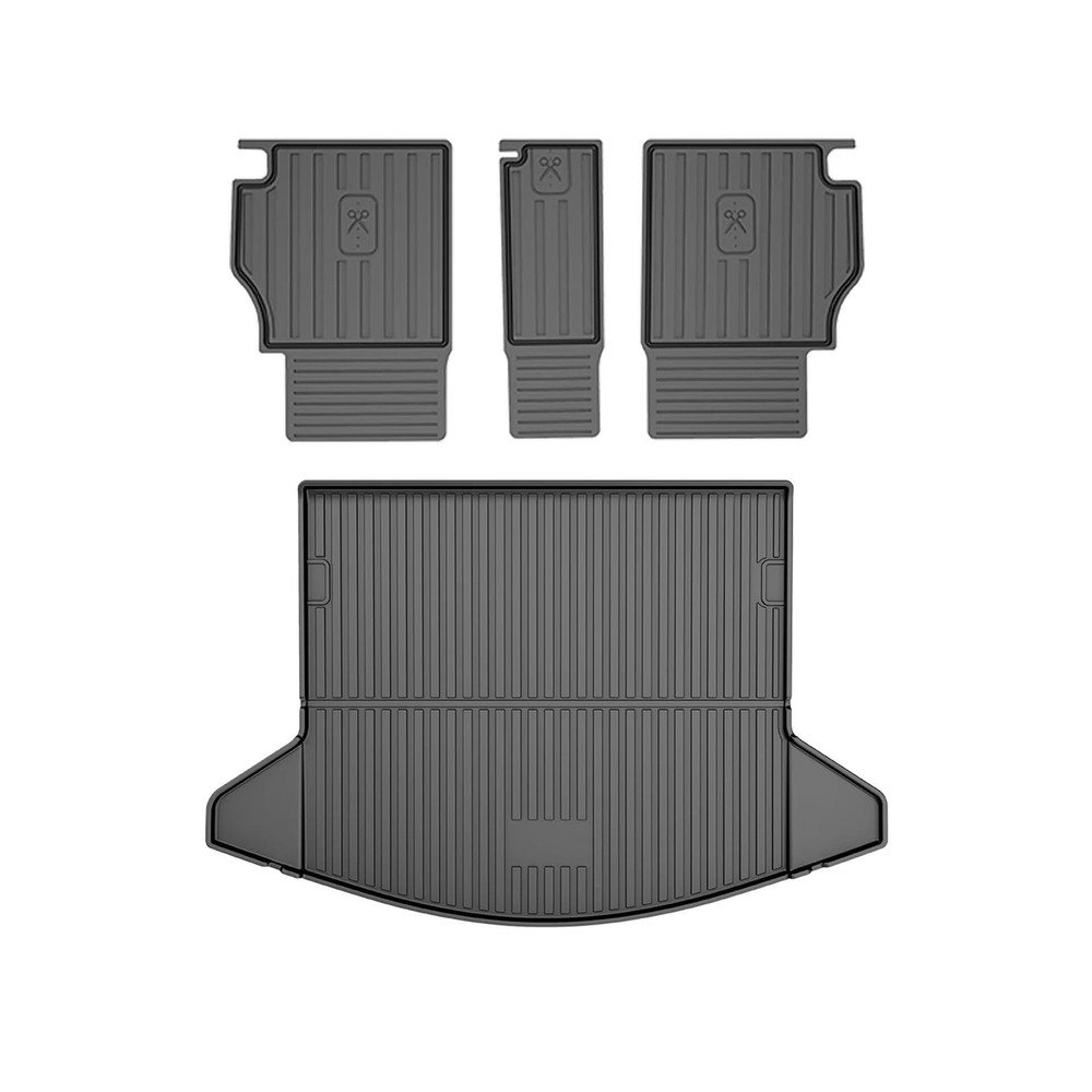 Cargo Liner with Backrest Mat Compatible with 2017-2025 Mazda CX-5 All Weathe...