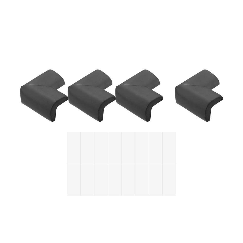Corner Guards Edge Protectors, 12Pack Foam Bumper Thicken, 55mm Black
