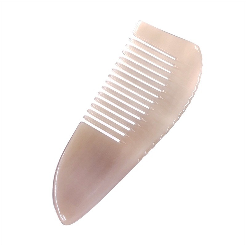 Yellow Buffalo Horn Comb (Small, 10cm)