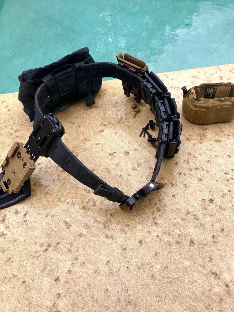 AWS Operator Belt Setup, Large, OPFOR Used. LBT, Safariland, GCode, Ronin