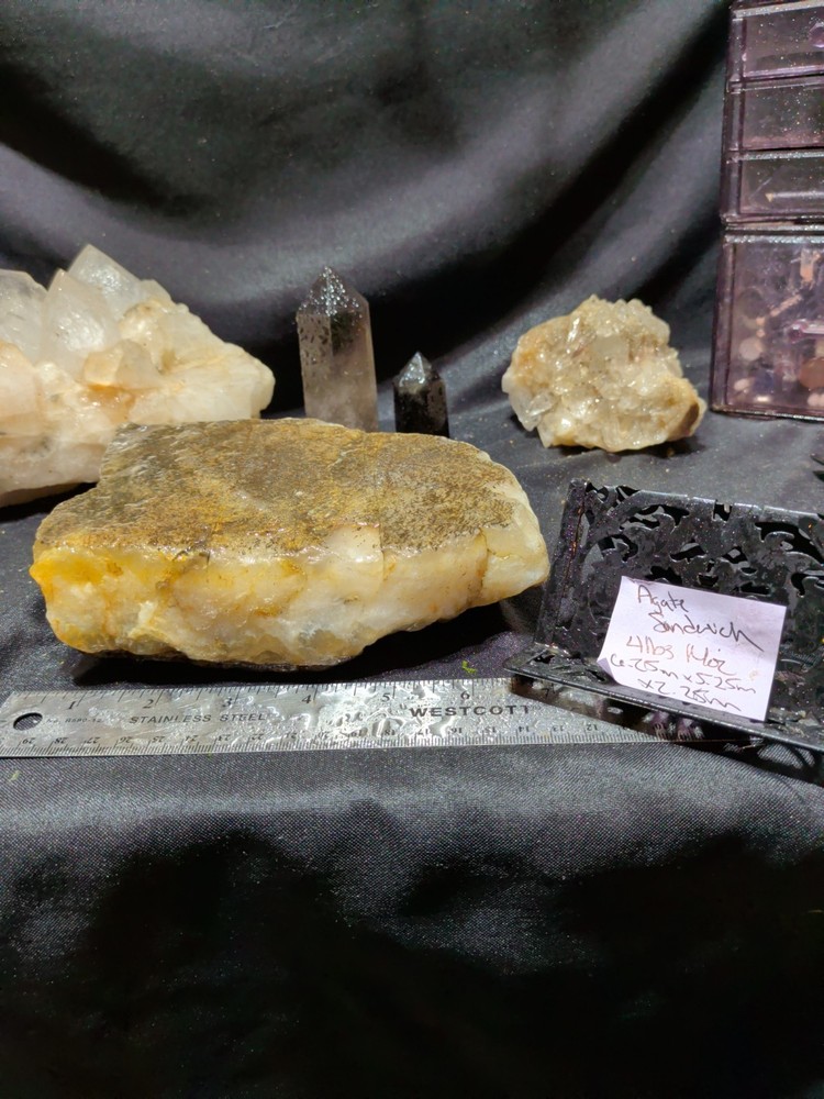Agate "Sandwich" Specimen Natural Form (4lbs 14oz)