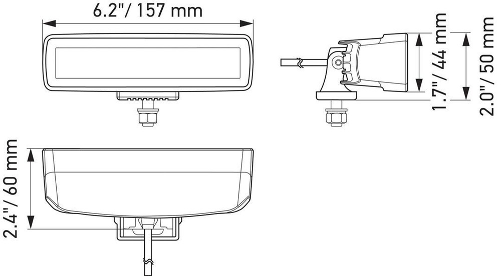 Hella 358176211 Black Magic ® LIGHT BAR
