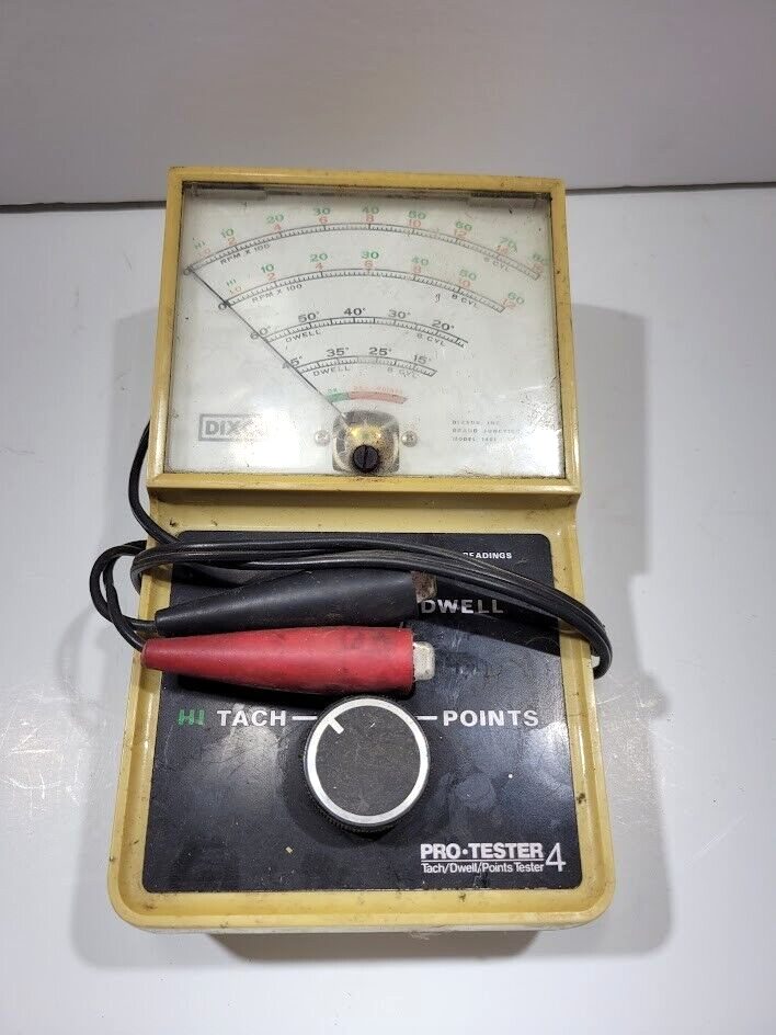 Vintage Dixco Pro-Tester 4 Analyzer Diagnostic UNTESTED