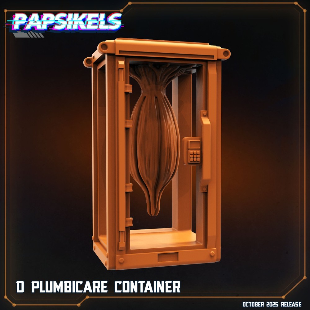 Sci-Fi Containment Pod Terrain 32mm | Papsikels | 3D Printed Prop